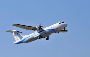 Turboprop ATR-72-600-series-taking-off