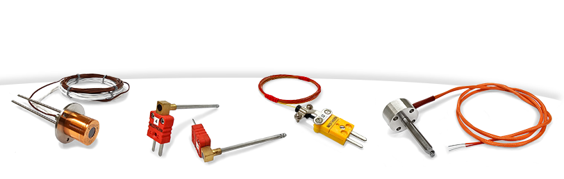 A copper thermal system, copper Heat Flux Transducer, red fine wire thermocouples, high-temp thermometer, and electric tube