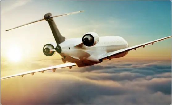 airplane-in-front-of-sunset